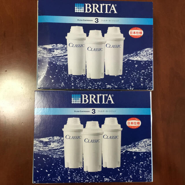 BRITA フィルターカートリッジ クラシック　3個入り×2