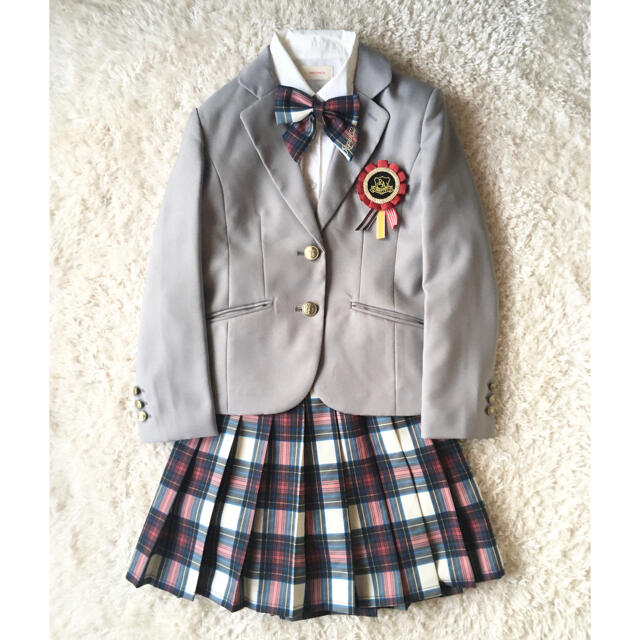 repipi armario スーツ リボン スカート 卒服 150 160 キッズ/ベビー/マタニティのキッズ服女の子用(90cm~)(ドレス/フォーマル)の商品写真