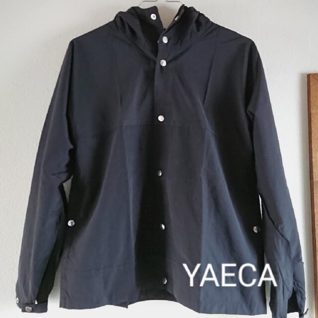 YAECA 60/40クロス フードシャツ