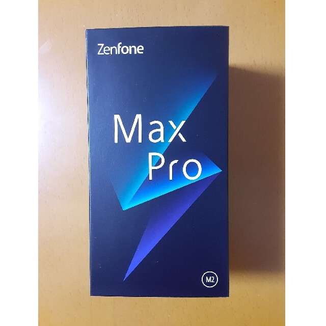 新品 未開封 ASUS ZenFone Max Pro M2 ミッドナイトブルー