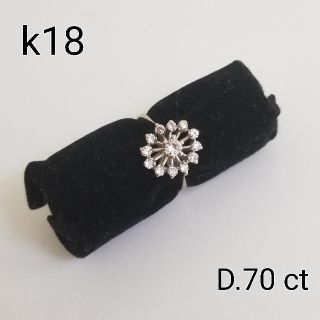 週間SALE‼️　k18　ダイヤモンドリング　18金　k18指輪　WG(リング(指輪))