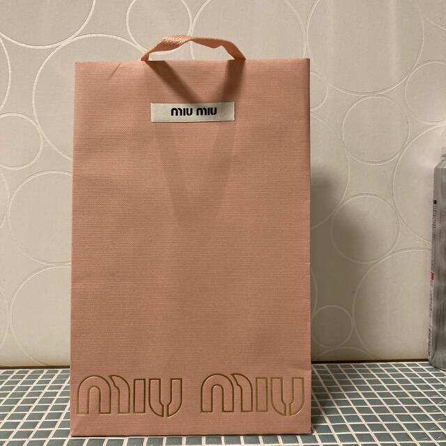 miumiu(ミュウミュウ)のmiumiu ショッパー レディースのバッグ(ショップ袋)の商品写真