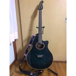 ヤマハ(ヤマハ)のYAMAHA エレアコ アコースティックギター　APX-6SA ストラップ付き(エレキギター)