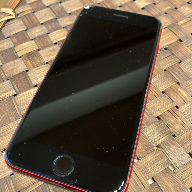 【前面パネル割れ】iPhone8 64GB RED SIMフリー
