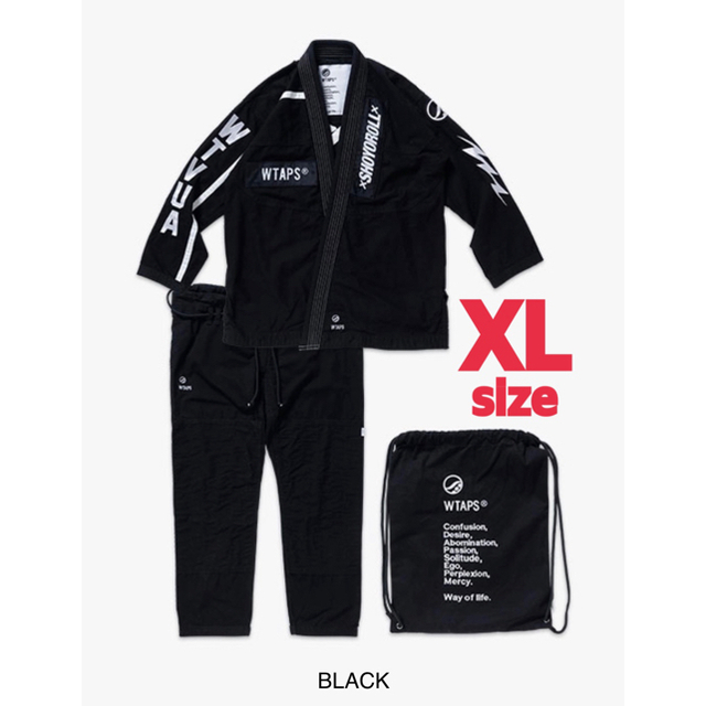 W)taps(ダブルタップス)のWTAPS KIMONO SHOYOROLL BLACK XLサイズ A3 メンズのジャケット/アウター(その他)の商品写真