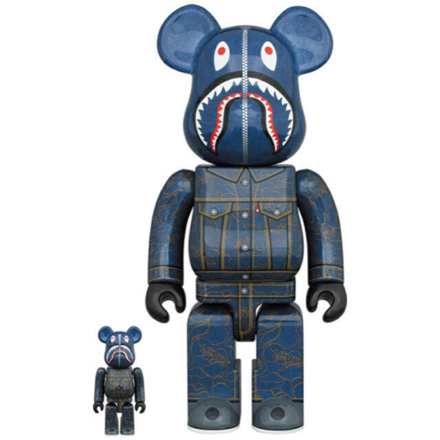 フィギュアBE@RBRICK BAPE x Levi’s 100% & 400%