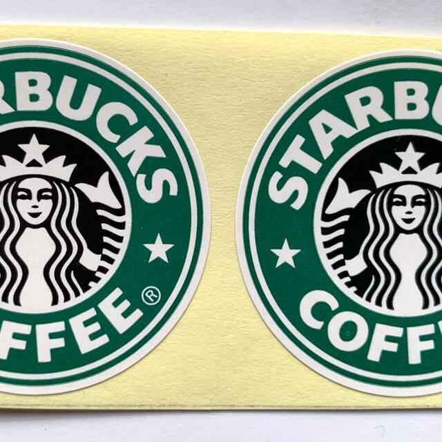 Starbucks Coffee(スターバックスコーヒー)のスターバックス　ステッカー　2枚　[正規非売品] エンタメ/ホビーのコレクション(ノベルティグッズ)の商品写真