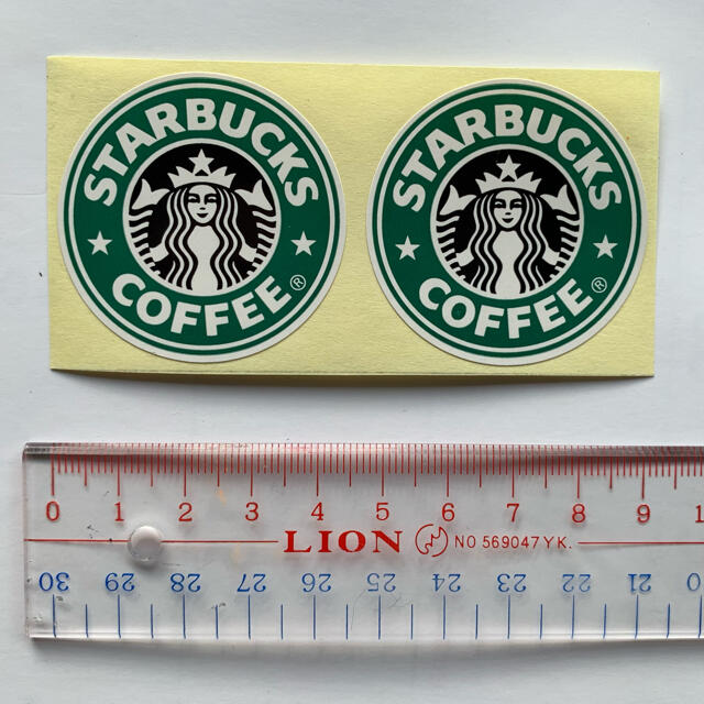 Starbucks Coffee(スターバックスコーヒー)のスターバックス　ステッカー　2枚　[正規非売品] エンタメ/ホビーのコレクション(ノベルティグッズ)の商品写真