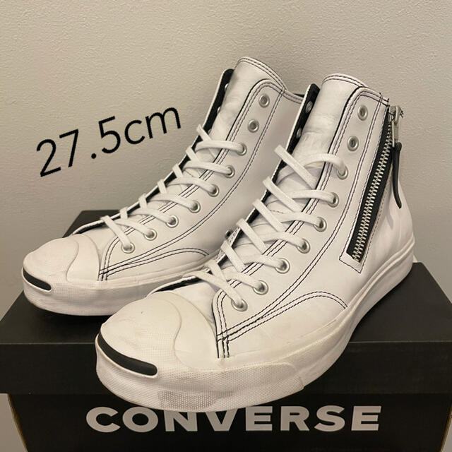 スニーカーconvese ジャックパーセル HI ZIP  US9.5