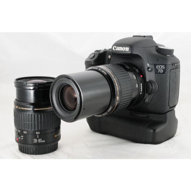 【超お得セット】Canon EOS 7D Wレンズ バッテリーグリップ