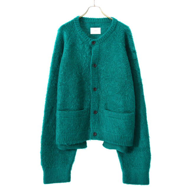 カーディガンstein KID MOHAIR CARDIGAN GREEN