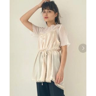 ヘザー(heather)のmoon様専用　5月16日までお取り置き　キャミチュニック＋シフォンチュニック(キャミソール)