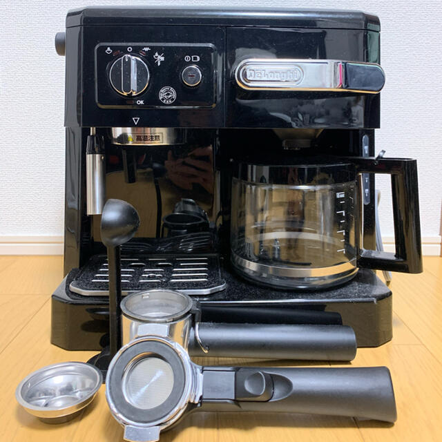 DeLonghi デロンギ コンビコーヒーメーカー ブラック BCO410J-B