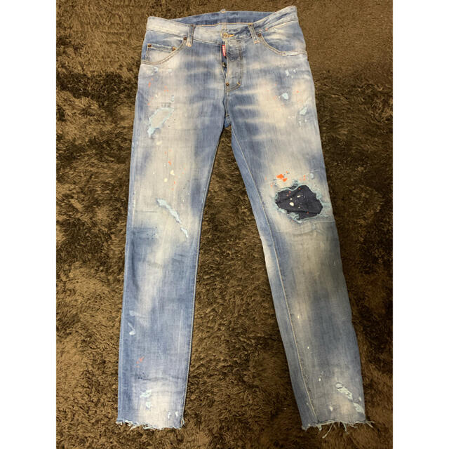 テツヤ様専用DSQUARED2 ディースクエアード クラッシュデニム 44 新着