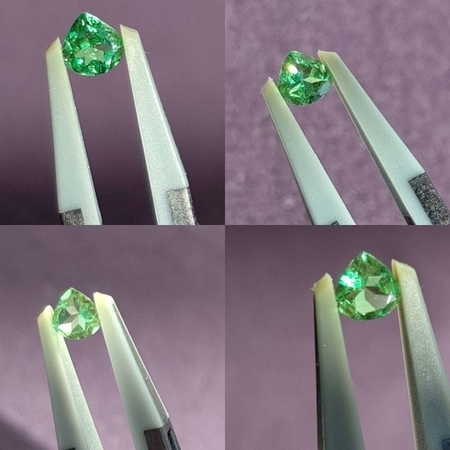 キラキラ☆ツァボライト　セット　合計0.44ct 3