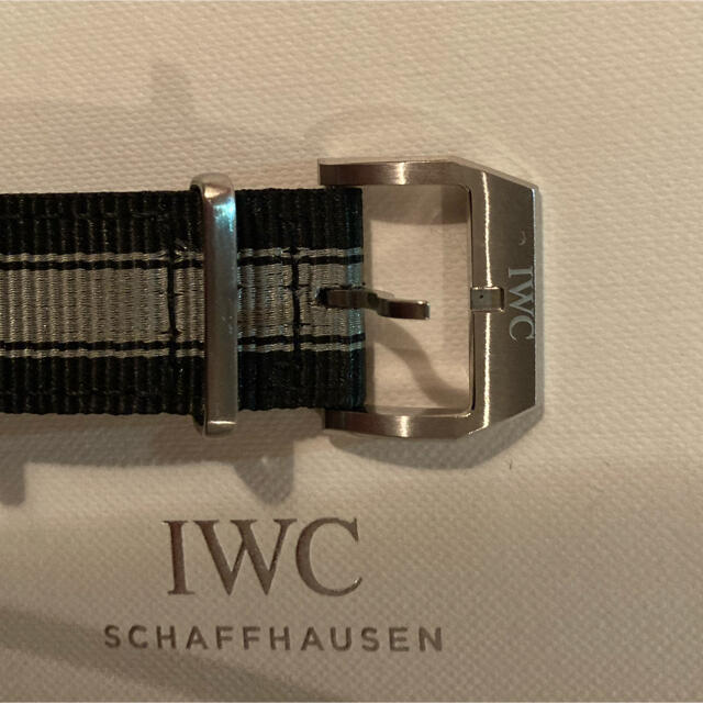 IWC(インターナショナルウォッチカンパニー)のIWC 純正NATO 20mm  mark18  美品 メンズの時計(その他)の商品写真