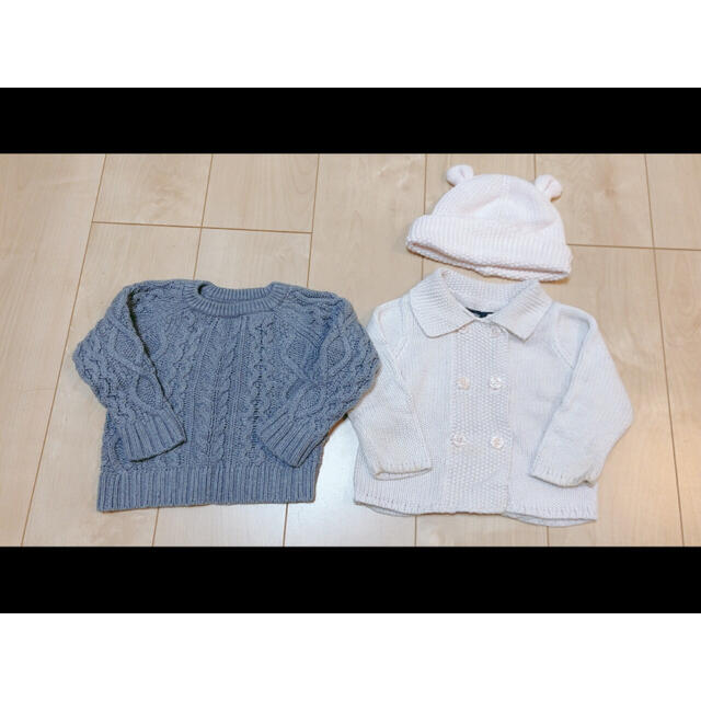 babyGAP(ベビーギャップ)のニット セット売り 70cm キッズ/ベビー/マタニティのベビー服(~85cm)(ニット/セーター)の商品写真