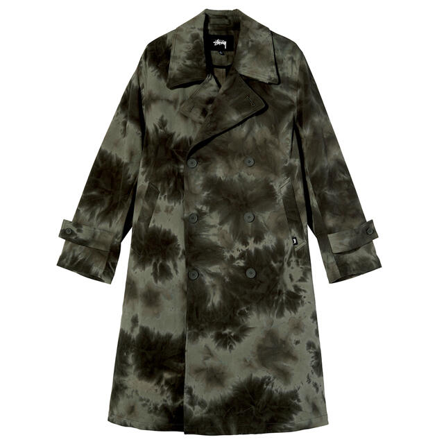 STUSSY DYED TRENCH COAT