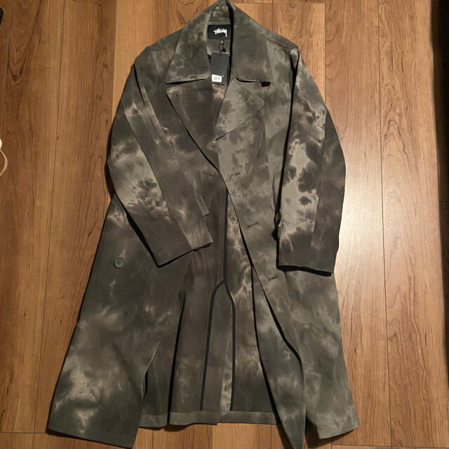 値下げ stussy solar trench coat トレンチコート S