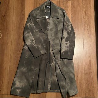 STUSSY DYED TRENCH COAT