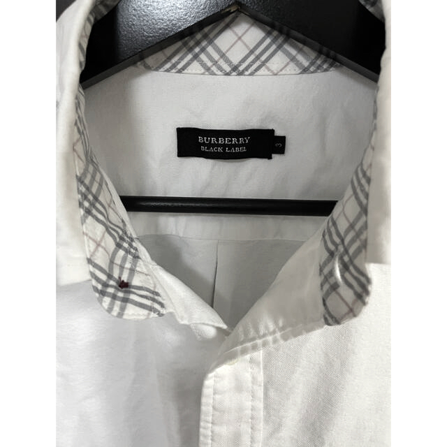 BURBERRY BLACK LABEL(バーバリーブラックレーベル)のバーバリーブラックレーベル　オックスフォードシャツ メンズのトップス(シャツ)の商品写真