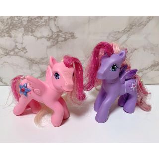 バービー(Barbie)のマイリトルポニー　G3  2体セット　ピンク　パープル(キャラクターグッズ)