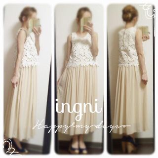 イング(INGNI)のLei様専用イング♡シフォンワンピース(ロングワンピース/マキシワンピース)