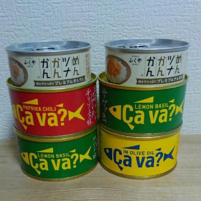 サヴァ缶  サバ缶   さば缶  Cava   4缶 まとめ売り 食品/飲料/酒の加工食品(缶詰/瓶詰)の商品写真