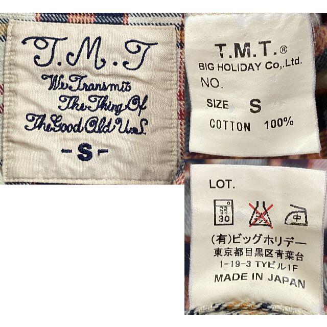 TMT(ティーエムティー)の＊TMT ビックホリデー チェック ヘビー ウエスタンシャツ S メンズのトップス(シャツ)の商品写真