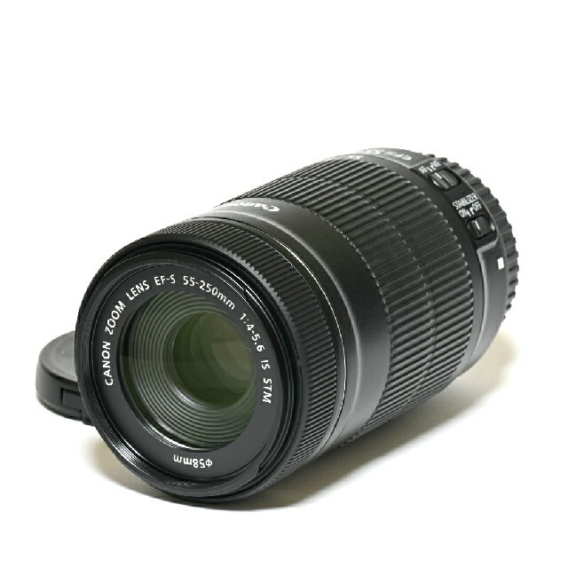 【Canon】美品★EF-S 55-250mm f4.5-6 IS STM