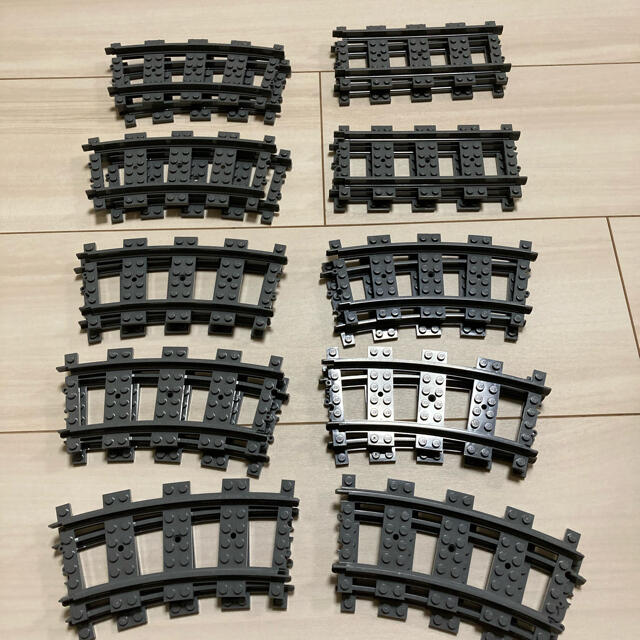 Lego(レゴ)のレゴブロック　線路 キッズ/ベビー/マタニティのおもちゃ(電車のおもちゃ/車)の商品写真