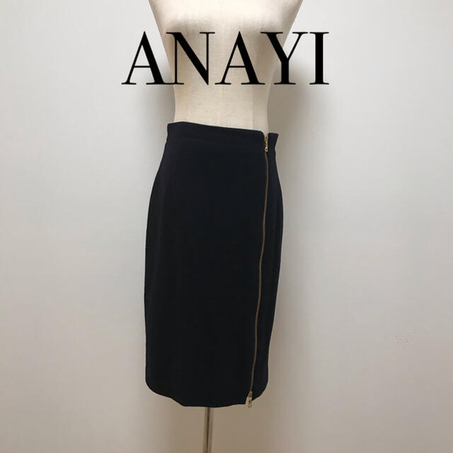 ANAYI(アナイ)の【ANAYI】膝丈　巻きスカート レディースのスカート(ひざ丈スカート)の商品写真