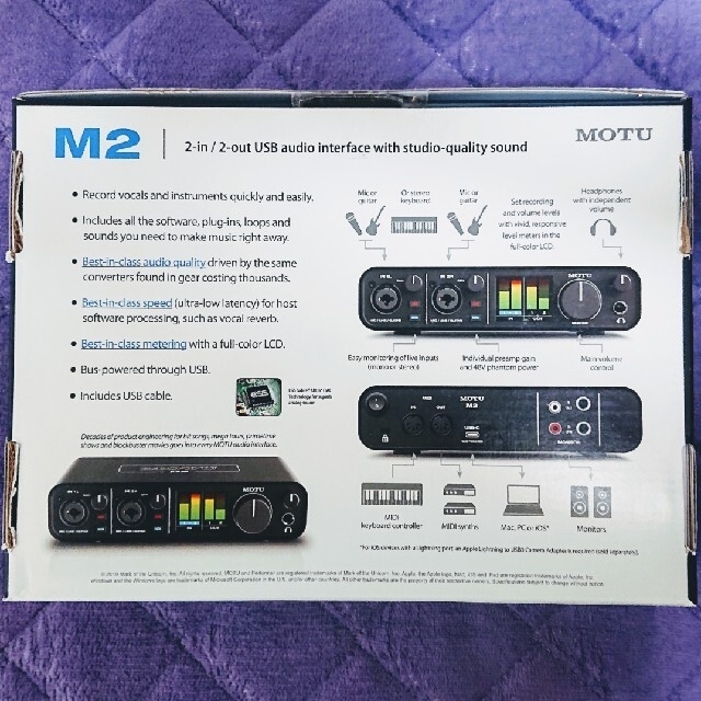 新販売センター 【新品未開封】MOTU M2 オーディオインターフェイス