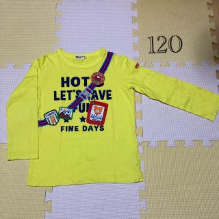 ホットビスケッツ(HOT BISCUITS)のホットビスケッツ★長袖　黄色ロンT　サイズ120(Tシャツ/カットソー)