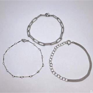 ボウダンショウネンダン(防弾少年団(BTS))のchain bracelet 【  3点set⠀】(ブレスレット/バングル)