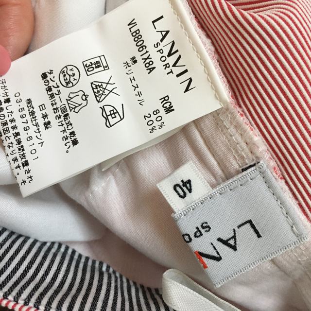 LANVIN(ランバン)の【新品】LANVIN ランバン　ゴルフ　パンツ スポーツ/アウトドアのゴルフ(ウエア)の商品写真