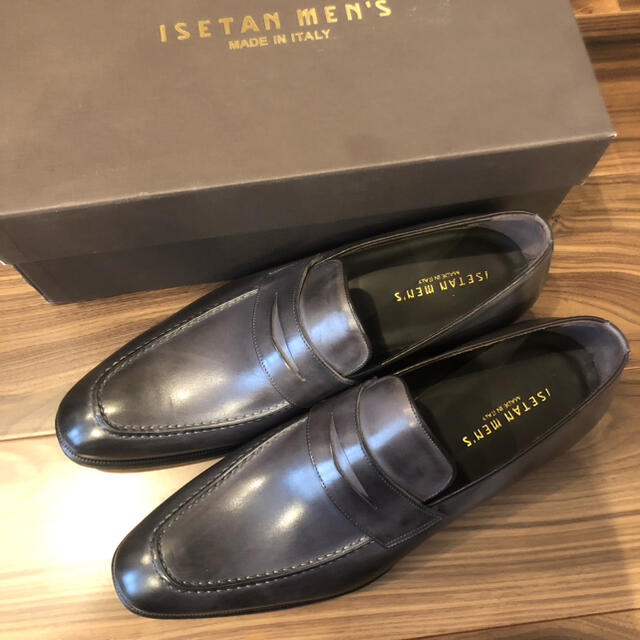 新品未使用lav.blake ISETAN MEN’Sローファー ダークグレーメンズ