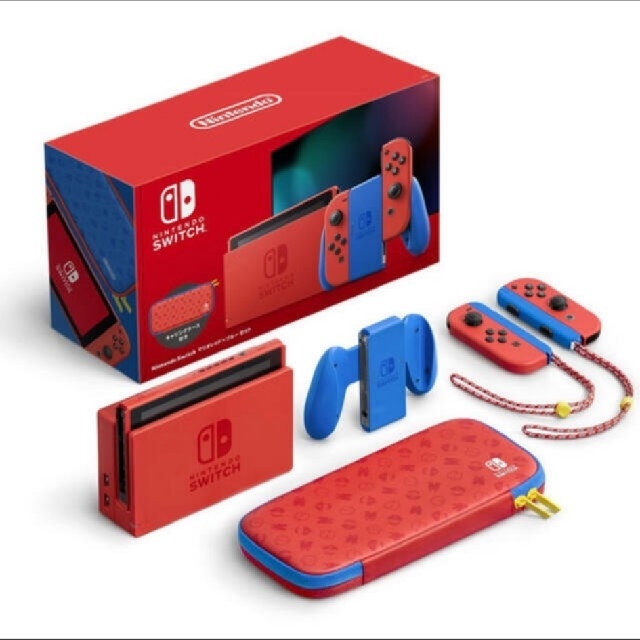 新品未開封 Nintendo Switch マリオレッド×ブルー セット