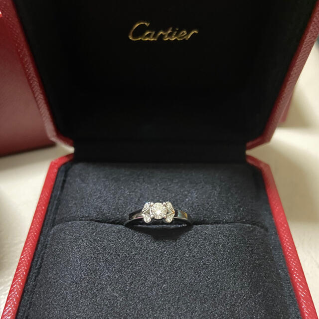 注目 Cartier Dカラー カルティエ バレリーナ リング ♯47 - リング