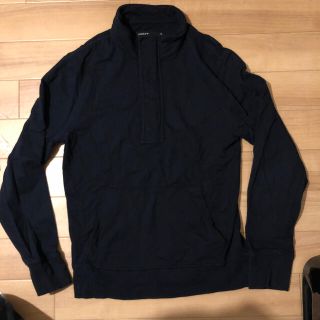 ジェイクルー(J.Crew)のＪ.CREW メンズSサイズ　ジップアップセーター　ネイビー(ニット/セーター)