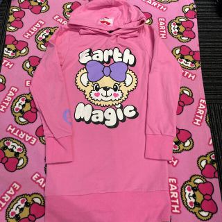 アースマジック(EARTHMAGIC)の⭐️パーカーワンピ⭐️(Tシャツ/カットソー)