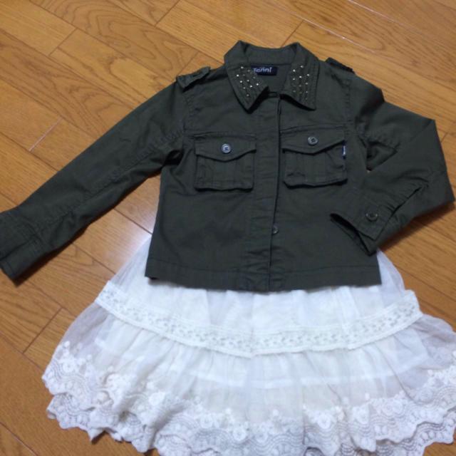 JENNI(ジェニィ)のミリタリージャケット キッズ/ベビー/マタニティのキッズ服女の子用(90cm~)(その他)の商品写真