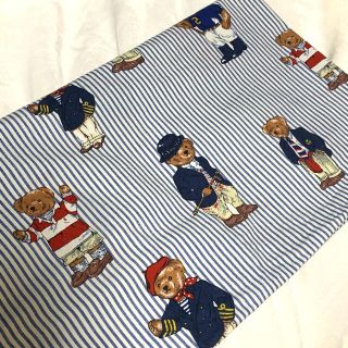 ラルフローレン(Ralph Lauren)のラルフローレン 枕カバー ピローケース ベアーストライプ ブルー(シーツ/カバー)