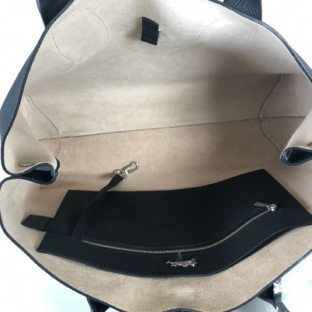 LONGCHAMP(ロンシャン)の【新品】ロンシャン 10059 HPN001 ロゾ　レザー　バッグ　ブラック レディースのバッグ(トートバッグ)の商品写真