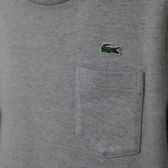 LACOSTE(ラコステ)のBEAMS購入 LACOSTEクルーネックタイプポケット付ポロ メンズのトップス(ポロシャツ)の商品写真