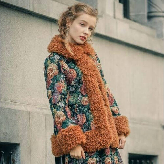 人気デザイナー axes femme - ノスタルジーゴブラン織りコートとスカートセット セット+コーデ