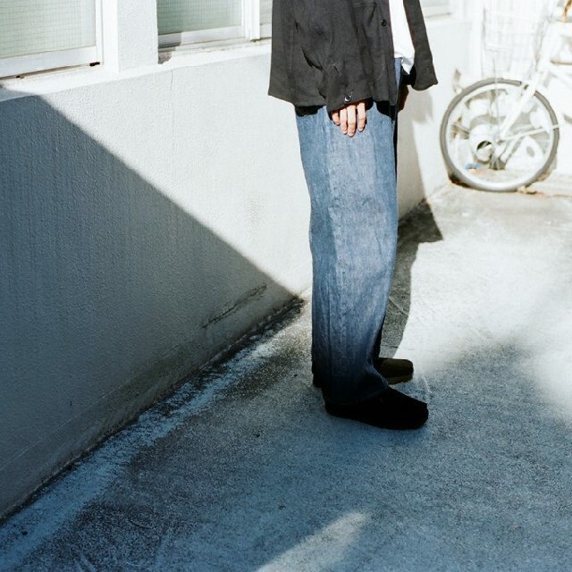 comoli DENIM 5P PANTS BLEACH 23ss サイズ2-