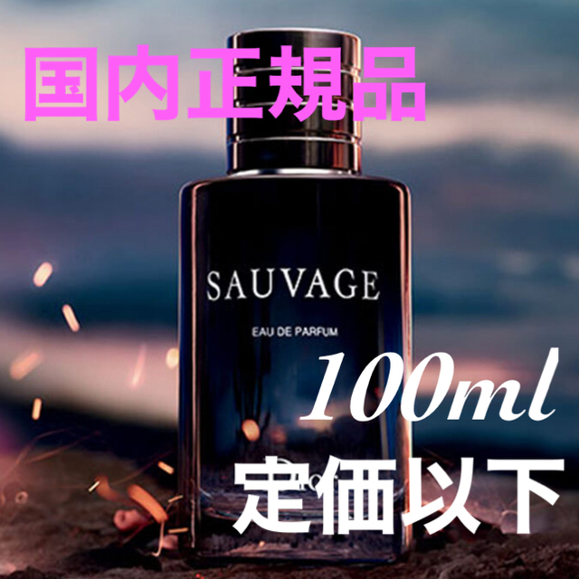 国内正規品 SAUVAGE ソヴァージュ EDP 100ml