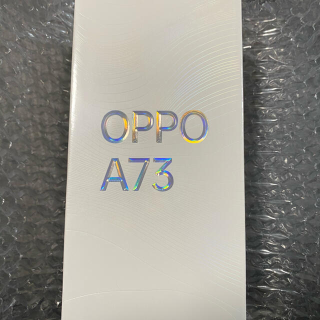 OPPO A73 ネービーブルー　オッポスマホ/家電/カメラ