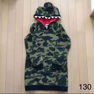 アベイシングエイプ(A BATHING APE)のエイプ キッズ 130 ワンピース シャーク(ワンピース)